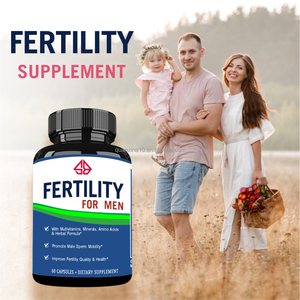 Capsules multivitaminées OEM Fertility For Men avec minéraux, acides aminés et formule à base de plantes, 60 capsules, complément alimentaire - Product Image 4
