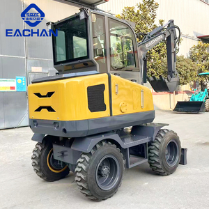 Fabricante de China Elevación hidráulica Excavadora de 3 toneladas Tracción de 4 ruedas Motor diesel Excavadora Construcción de muelle Excavadora todo terreno - Product Image 2