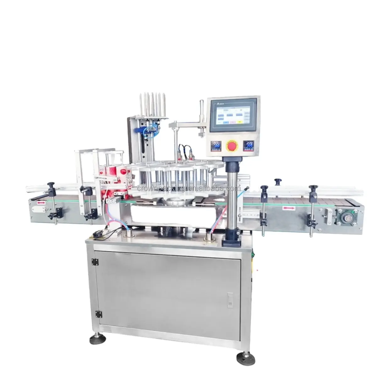 Puffing Snack Food Machine potatoes Chips Packing Barrel Equipment Rotary Cup Sealing Machine Automatic Snacks Cup Sealing
