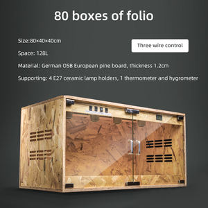 Terrario Gabbia Recinto Relaxlines per Rettili e Piccoli Animali, Terrario Foresta Pluviale in Vetro per Rettili - Product Image 5