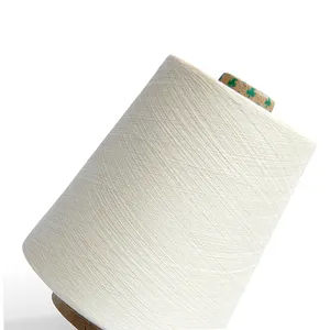Высокое качество лучшие цены 60/1 шелк-сырец белого цвета краситель используем только чистый хлопок полиэфирная трикотажная и ткацкая пряжи