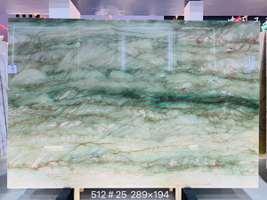 Lujo Natural Royal <span class=keywords><strong>Louis</strong></span> Verde Esmeralda Niagara Green Alexandria Gaya Losas de cuarcita Azulejos de pared Cocina Encimeras de mármol - Product Image 5