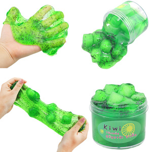 <span class=keywords><strong>Slime</strong></span> transparent Kawaii 5cm 70ml, simulation de pulpe de kiwi verte, jouet extensible anti-stress pour enfants, cadeau de fête, vente <span class=keywords><strong>en</strong></span> gros - Product Image 3