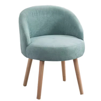 Fauteuil de salon contemporain avec pieds en bois massif, chaise de loisirs individuelle, canapé d'appoint pour un confort domestique optimal