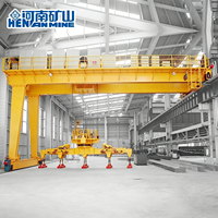 Grue semi-portique à double poutre de type BMG de qualité supérieure, électrique, à commande en cabine, 30 tonnes, 50 tonnes, 100 tonnes, 200 tonnes