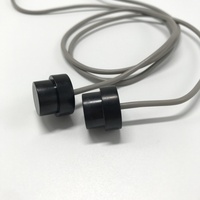 Transduser pengukur air Piezo ultrasonik, Sensor aliran air keramik piezoelektrik presisi tinggi tahan tekanan tinggi