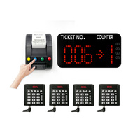 Système d'affichage LED sans fil pour la gestion des files d'attente, écran d'appel de numéro de file d'attente pour banques, hôpitaux, commerces de détail