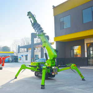 Nouvelle <span class=keywords><strong>grue</strong></span> araignée compacte à chenilles 2026, bras télescopique 3T, idéale pour les opérations de construction en hauteur - Product Image 4