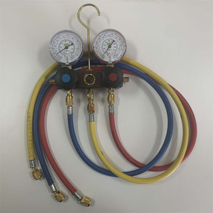 Manómetro Doble de Carga de Refrigerante Swiss REFCO BM2-6-DS-R22 para R22 R134A R404A R32 R410A, Piezas de Aire Acondicionado - Product Image 3