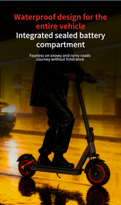 Scooter Eléctrico Plegable Emovi para Adultos, Venta al Por Mayor de Fábrica, Autonomía de 25-30 km, 30 km/h, Motor de 500 W, Resistente al Agua, Suspensión Trasera, 36 V, 10.4 Ah - Product Image 5