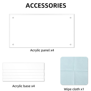 Từ Acrylic đô la hóa đơn tiền tệ hiển thị chủ rõ ràng khung tiền cho người thu gom vé bảo vệ hình ảnh với đứng - Product Image 5