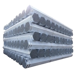 L'usine de tuyaux en acier galvanisé en Chine produit et vend un tube de tuyau rond galvanisé à paroi épaisse Q235B de 1 pouce 2 pouces 4 pouces - Product Image 1