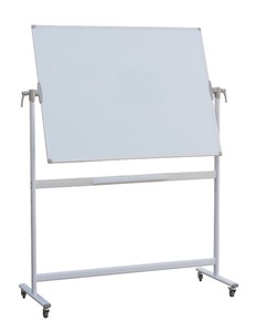 Pizarra Blanca de Porcelana de Doble Cara, Magnética y Móvil, de Aluminio, para Escuela y Oficina - Product Image 1