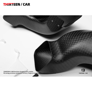Cucharas de fibra de carbono seco, entrada de aire mate, sistema de decoración Interior, capó de motor de fibra de carbono para BMW M3 M4 G87 G80 G82 - Product Image 5