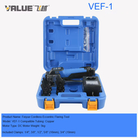 Outil d'expansion de batterie au lithium de qualité industrielle FEIYUE VEF-1/-2, en alliage d'aluminium, pour tube en cuivre électrique, outil de sertissage