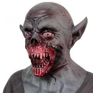Maschera in Latex da Vampiro per Halloween, Accessori per Feste a Tema <span class=keywords><strong>Zombie</strong></span>, Oggetti di Scena per Cosplay - Product Image 5