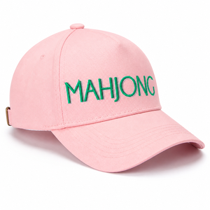 Gorra trucker de malla rosa con bordado de letras 'Everyone Loves a Joker', ajustable con cierre snapback, para jugadores de Mahjong, al por mayor - Product Image 1