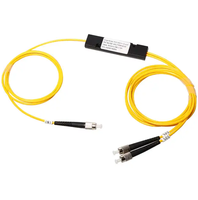 Splitter FBT 1*2 dengan Rasio Kopling 1:99 hingga 50:50 Single Mode 1310/1550nm untuk Jaringan POE TCP GSM FTTX
