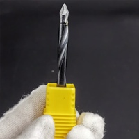 Fraise en carbure de tungstène HWR HRC55 à 2/4 rainures 6*20*70 R/L pour usinage CNC avec longue durée de vie