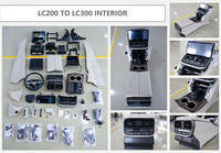 Pour Toyota Land Cruiser LC200 2008-2015 : Amélioration de l'intérieur, Modification, Radio Android, Carplay, Navigation GPS, Panneau de commande central