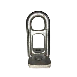 Support mural simple face en zinc galvanisé de type standard pour suspension de câble optique - Product Image 3