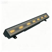 STSLITE-350W Lumière d'effet linéaire 7 pièces 40W COB ambre avec barre LED SMD RGB 120 °   Éclairage mural DJ DMX512 à angle de faisceau