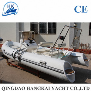 Bote Inflable Rígido de Fibra de Vidrio de Lujo de 4.8m para 6 Personas, con Tubo Extra Reforzado, Estable, para Pesca Recreativa con Motor Fuera de Borda - Product Image 6