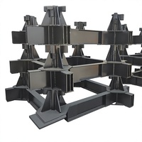 Pièces de rechange pour machines, composants de base de poutre en grillage soudé en acier au carbone Q235B/Q345B haute résistance, galvanisés à chaud