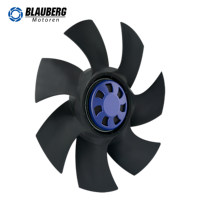 Ventilateur axial électrique Blauberg 200 mm EC 115 V avec roulements à billes sans entretien pour la ventilation CVC et l'extraction de poussière