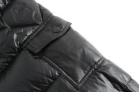 Veste matelassée en nylon respirant imprimé d'hiver, rembourrage en fausse fourrure, à capuche, coupe-vent pour homme, usage quotidien en plein air