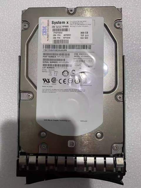 IBM 49Y6093 M4 15K 300G 3.5-inch SAS Hard Disk