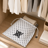 Sac à poussière en mousseline de coton et lin personnalisé en usine, pochette en mousseline de marque avec cordon de serrage, sac à main artisanal en gaze sergée, vente en gros de sacs à chaussures