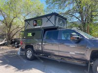 Tente de toit pour camionnette Hiperlion 8 pieds de long, isolée, panneau sandwich en fibre de verre, auvent quatre saisons, imperméable, montage rapide