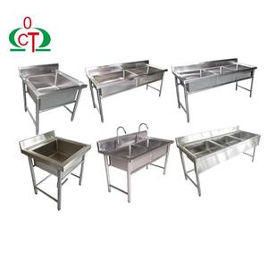 Fabricage Kwaliteit Commerciële Werkbank Gootsteen Kast Hotels Restaurant Keuken Roestvrij Staal Gootsteen Kast - Product Image 4