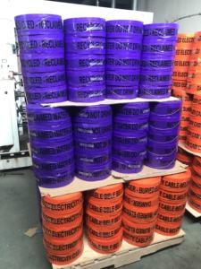 เทปเตือนภัยสแตนเลสแบบกำหนดเองลดราคาพิเศษ เทปนิรภัยแบบตรวจจับได้ใต้ดิน - Product Image 5