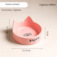 Assiette d'alimentation surélevée écologique à sublimation avec logo personnalisé, bol en bois massif avec base en bambou pour chat et chien pour la nourriture et l'eau