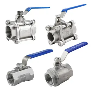 High Quality 304 316 Sanitary Vacuum Manual Stainless Steel Ball Valve