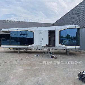 บ้านคอนเทนเนอร์สำเร็จรูปแบบถอดประกอบได้ โรงแรมคอนเทนเนอร์ทันสมัย บ้านพักแบบโมดูลาร์สำหรับใช้งานกลางแจ้ง พร้อมบริการติดตั้งในสถานที่ - Product Image 5