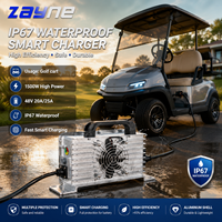 Chargeur de batterie étanche au plomb-acide et au lithium 24V 48V pour chariots de golf, nettoyeurs de sols et équipements de nettoyage
