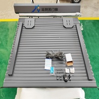 Porte à enroulement verticale et horizontale intelligente pour entrepôt, utilisation extérieure, construction en alliage d'aluminium, fonctionnement électrique/manuel