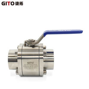 Válvula de Bola de Tres Piezas de Acero Inoxidable Forjado DN50, Manual, de Alta Presión, con Rosca Interna para Agua y Gas, Personalización OEM - Product Image 3