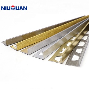 Niuyuan gạch Trims nhà sản xuất tùy chỉnh L hình dạng nhôm góc gạch cạnh TRIM - Product Image 2