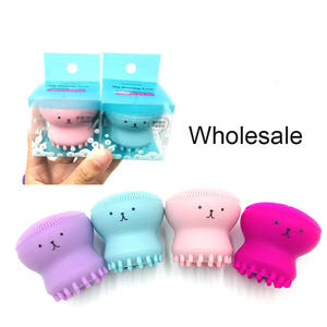 Cepillo de limpieza Facial de silicona, esponja exfoliante, <span class=keywords><strong>Octupus</strong></span>, gran oferta - Product Image 2