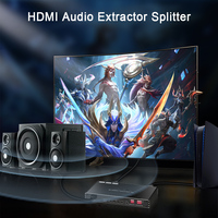 OEM ODM Séparateur audio vidéo HDMI 1x4 8k HDCP 2.3 Smart EDID HDR 8K60Hz Amplificateur 1 entrée 4 sorties Splitter HDMI PCS HDTV