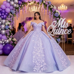 Lsany295 Superbe Robe de Soirée de Maternité Bleu Pétrole avec Appliques sur les Épaules, Dentelle Brodé et Décolleté Cœur, Coupe Princesse - Product Image 1