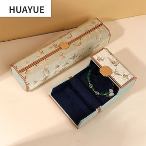 Huayue на заказ, двойная открытая дверь, роскошное классическое ожерелье, кольцо, браслет, подарочная упаковка, коробка для ювелирных изделий - Product Image 4