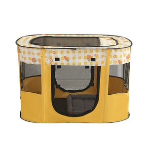 Cuarto de Parto Plegable para Gatos, Rectangular, Morado, Fácil de Montar, Recinto para Mascotas para Gatitos y Cachorros - Product Image 3