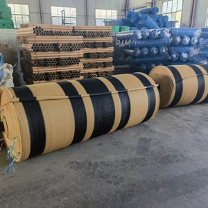 ตาข่ายบังแดด Zhida ZD01 คุณภาพสูง HDPE 200gsm ขนาด 2*40 เมตร สีเบจ-ดำ ป้องกันแสงแดด 90% แบบม้วน พร้อมสีที่ปรับแต่งได้สำหรับประเทศกาตาร์ - Product Image 4