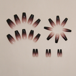 Vente en gros de <span class=keywords><strong>faux</strong></span> ongles artificiels avec colle, <span class=keywords><strong>faux</strong></span> ongles en acrylique de haute qualité, kit d'ongles artificiels, fabrication de qualité, <span class=keywords><strong>plastique</strong></span> ABS - Product Image 3