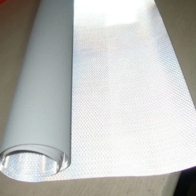 1.55*50M Eco-Solvent Printable Grote Honingraat Afdrukken Reflecterende + Materiaal Pvc Flex Stof Banner Voor Inkjet printer